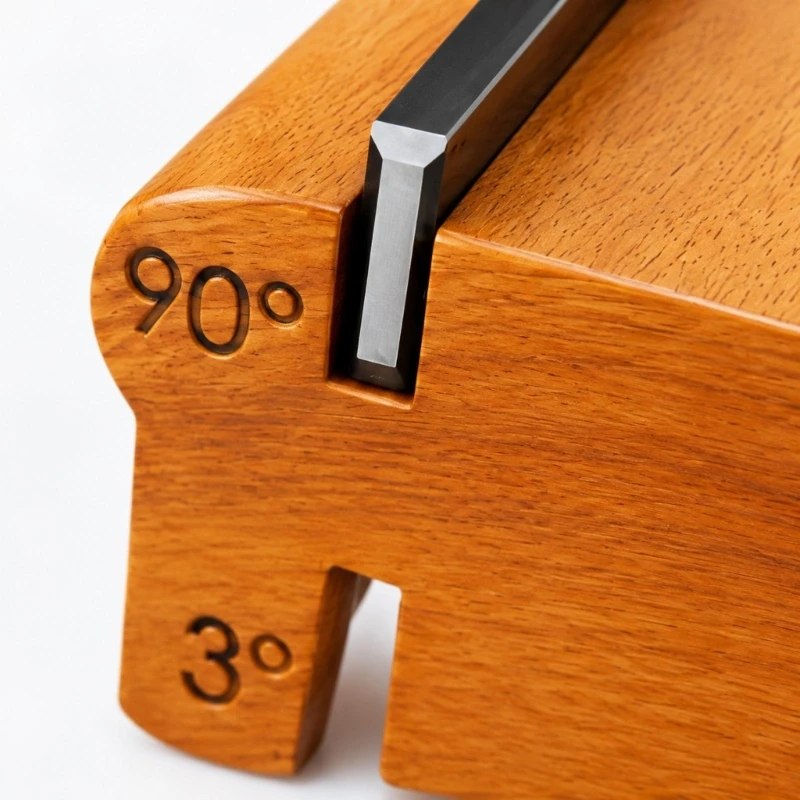 U2JB Wood-Body Fret Beveling Tool Set with High-Carbon Steel File