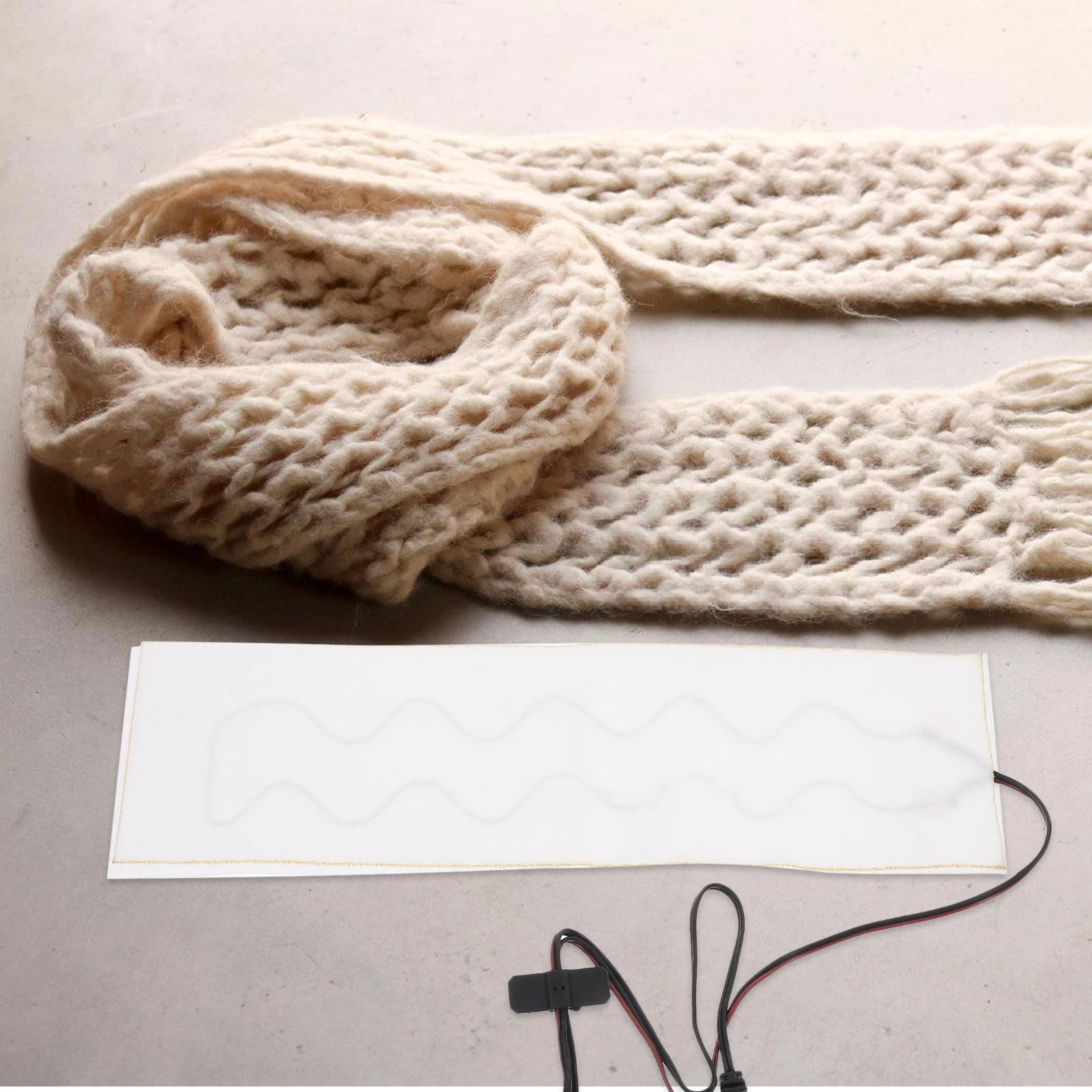 

Carbon Fiber Heating Pad Usb Heated Mat For Winter Scarf Gloves Quilt Electric Neckerchief Heater Three-Mode Temperature Control