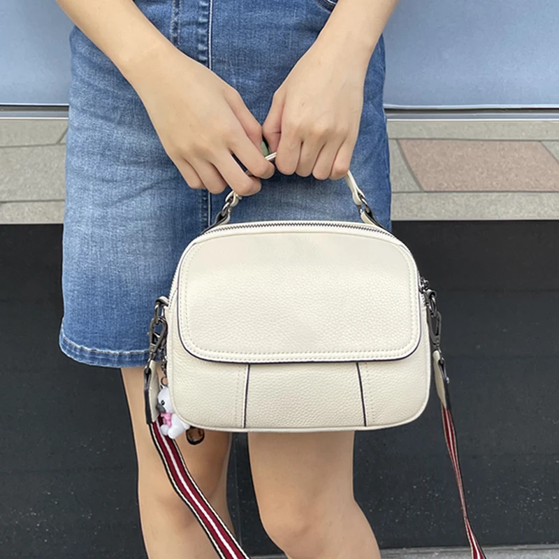 

Genuine Leather сумка женская Women's 2025 new fashion large-capacity mother bag shoulder small bag crossbody bag women's bag