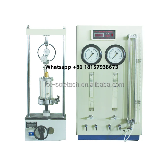 30KN Medium Pressure Triaxial Testing Machine/Triaxial Apparatus/Soil Testing Kit