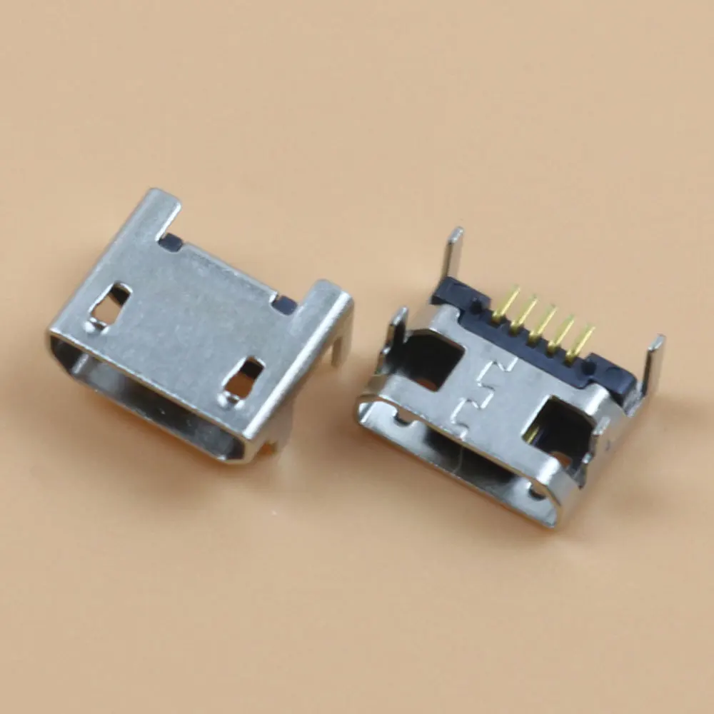 5Pin Micro USB Connector Female Port Jack Solder Plug SMD SMT Android Phone Data Charging Socket 5P For Micro USB DIY Repair