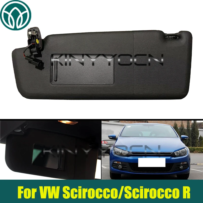 

Солнцезащитный козырек для Volkswagen VW Scirocco/Scirocco R, боковая солнцезащитная козырек с зеркалом, солнцезащитный козырек, солнцезащитный козырек