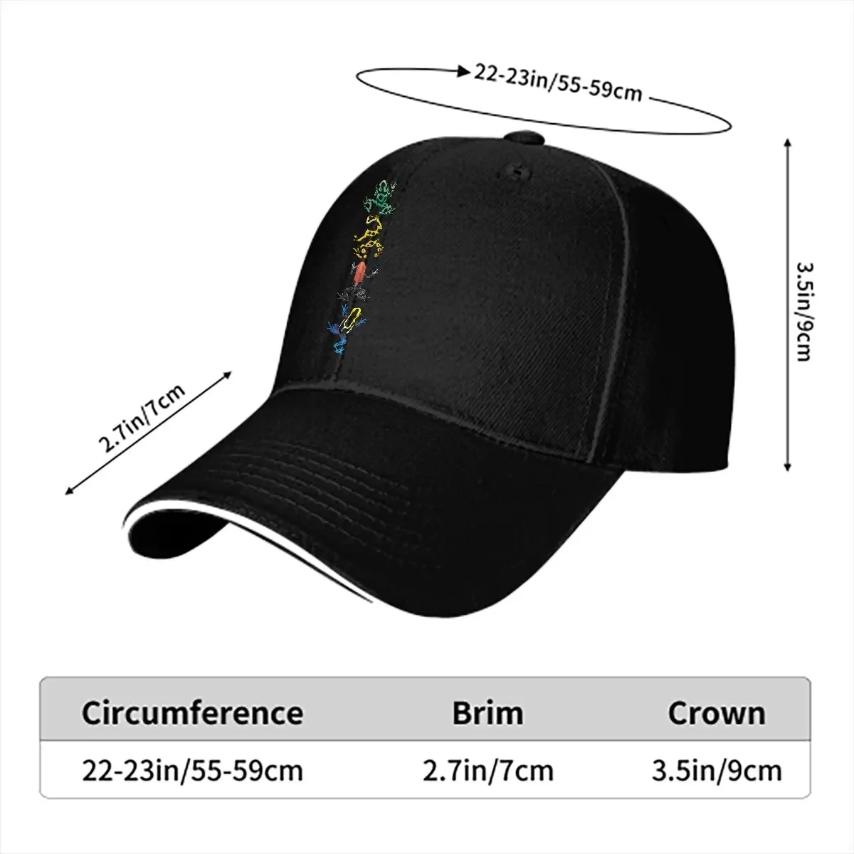 Pure Color Dad Hats Four Creeping Deaths Men's Hat Sun Visor Baseball Caps Frog Peaked Cap