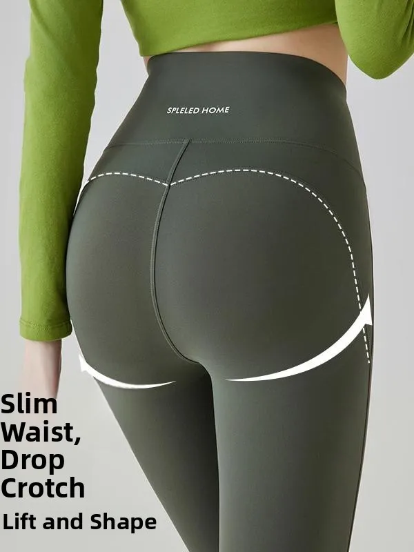 スリムフィットヨガパンツ女性の薄いハイウエストエクササイズフィットパンツ春夏ベースレイヤーパンツポリエステル繊維