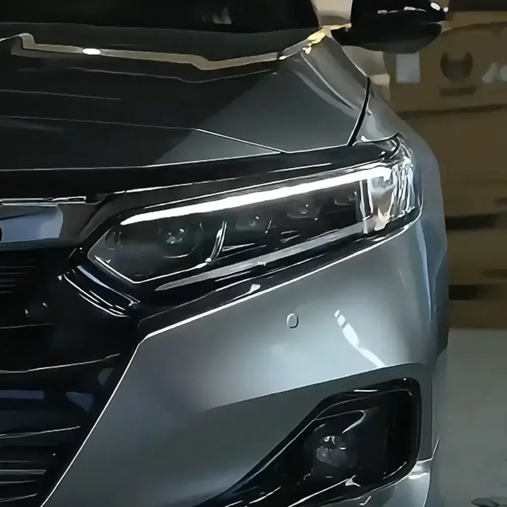 

Автомобильные передние фонари для Honda Accord 10,5 2018-2020, светодиодные автомобильные фары в сборе, обновление динамических 4 линз проектора, аксессуары