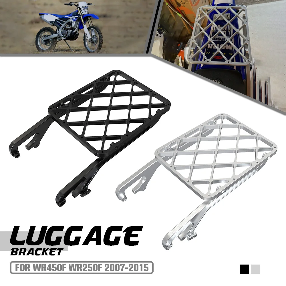 

FOR YAMAHA WR450F WR250F 2007-2015 Accessories Luggage Carrier Rack Support Holder Saddlebag Cargo Shelf Bracket WR 450 250 F