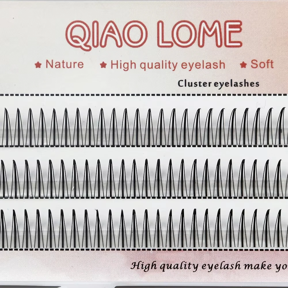 1 Box/120 Bundles Mink Eyelash Natural extension 3D Russia DIY Individual Eyelash Cluster Makeup Tools wholesale