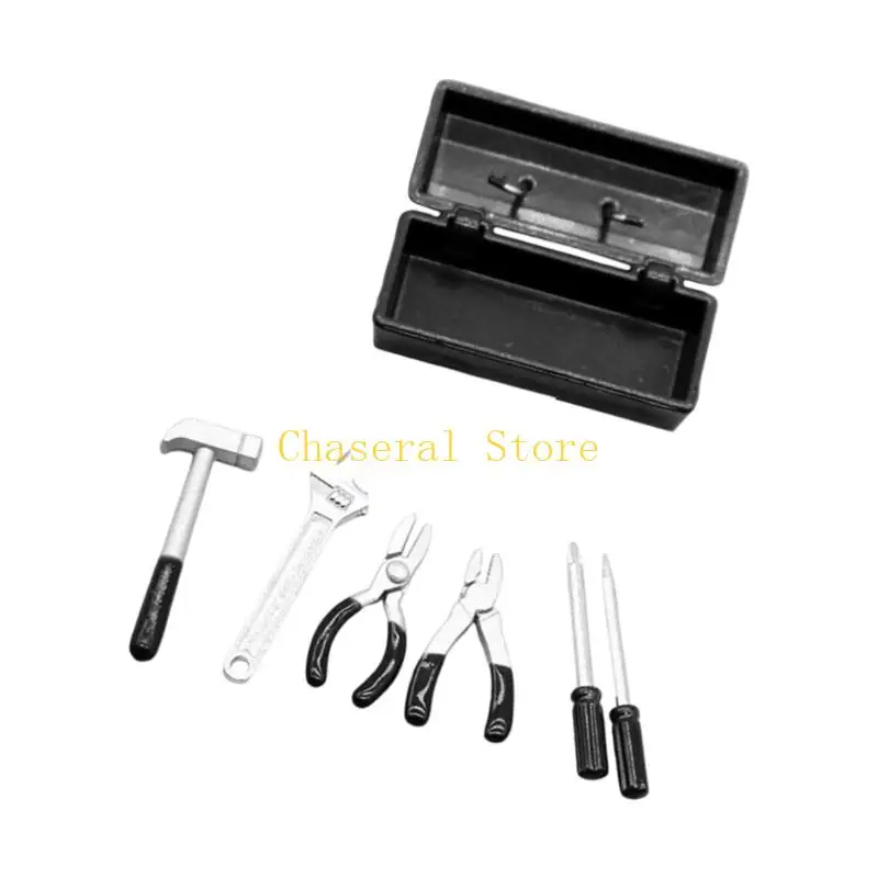 E7ce criança segura ferramenta jardinagem miniatura acessório exibição cena para decorações casa boneca