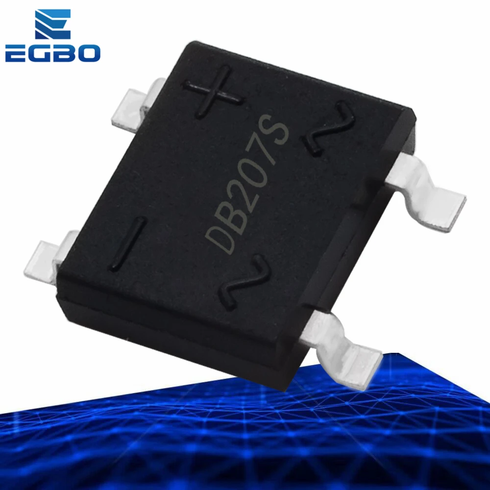 10PCS~100PCS EGBO DB207 SMD B207 DB207S SMD SOP Bridge Rectifiers 1000V 2A new original