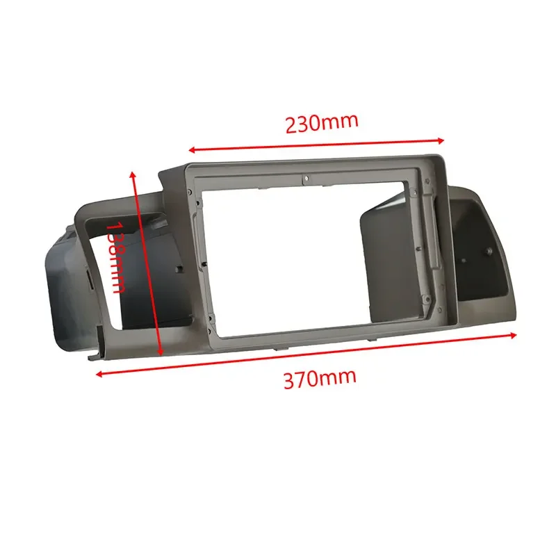 Panel adaptador de marco de Dvd para coche, dispositivo de 9 pulgadas, 2Din, para TOYOTA Corolla EX 2007-2012, doble Din, Panel de instalación en tablero, Panel de Facia