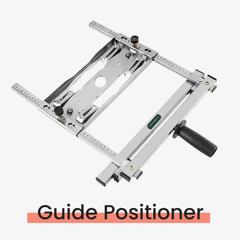 Posicionador de guía de borde de máquina de corte, soporte de tablero de corte de madera, recortadora de sierra Circular eléctrica, enrutador de