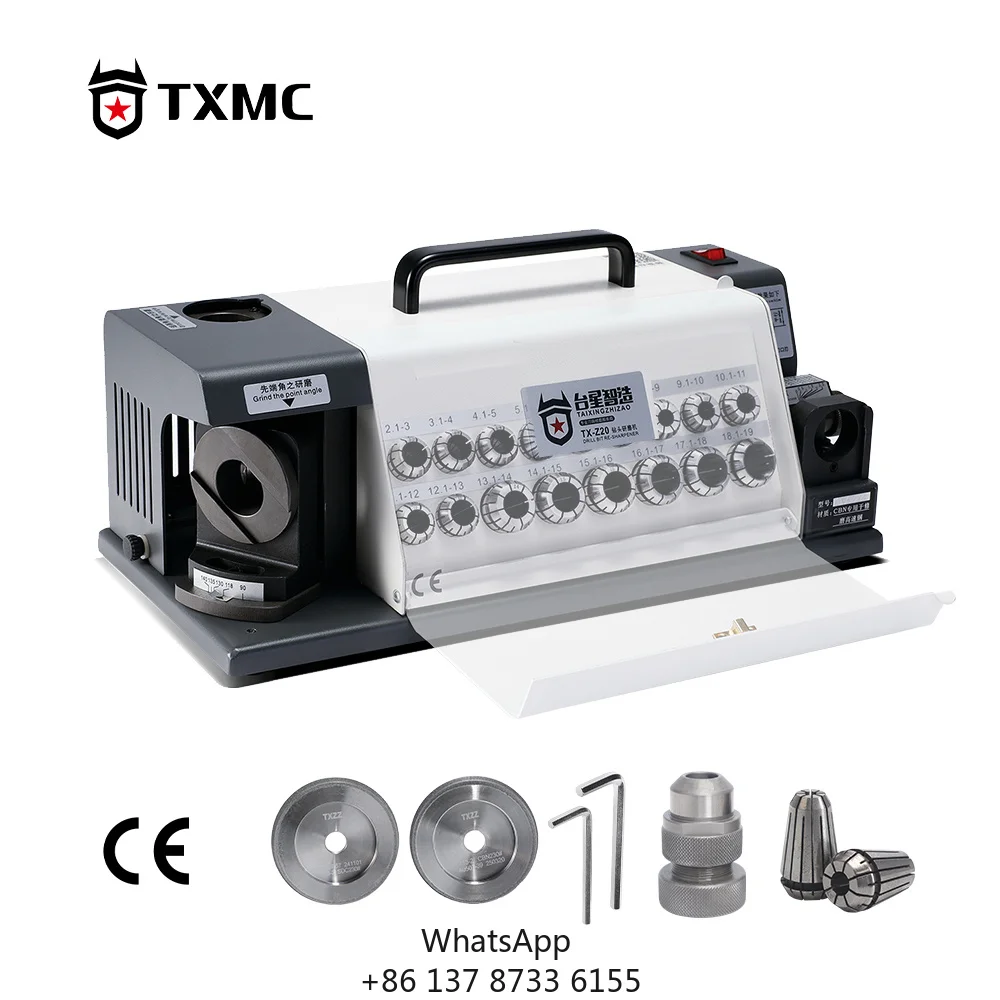 TXMC TX- Z20 3-20 Mm Household Drill Grinding Machine For DIY Button Bit Grinder