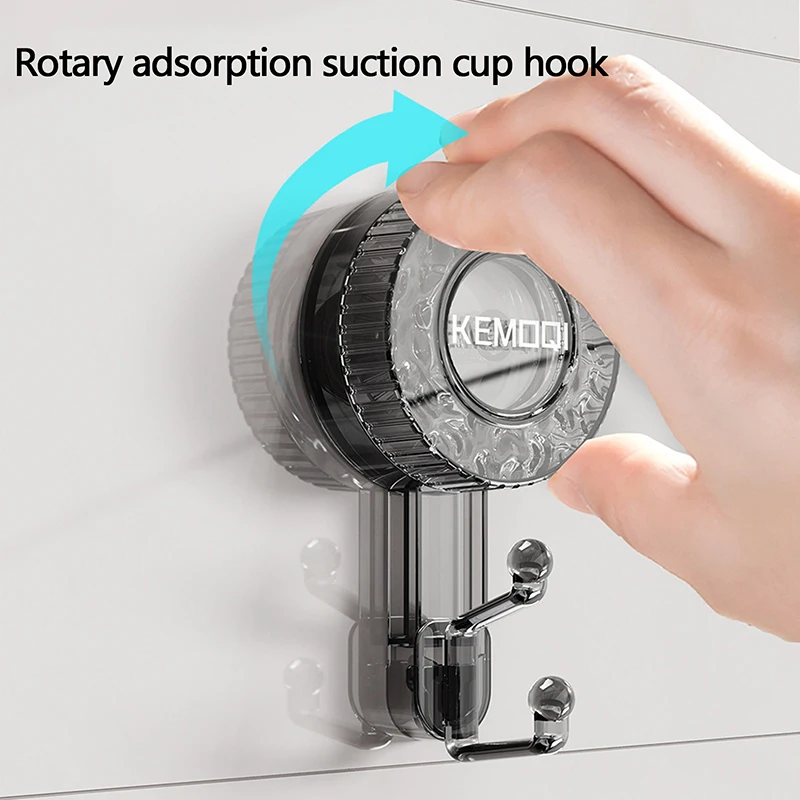 

Powerful Suction Cup Hooks Clear Reusable Heavy Duty Vacuum Suction Cup Hooks Kitchen Bathroom Storage Rack Hooks For Towel