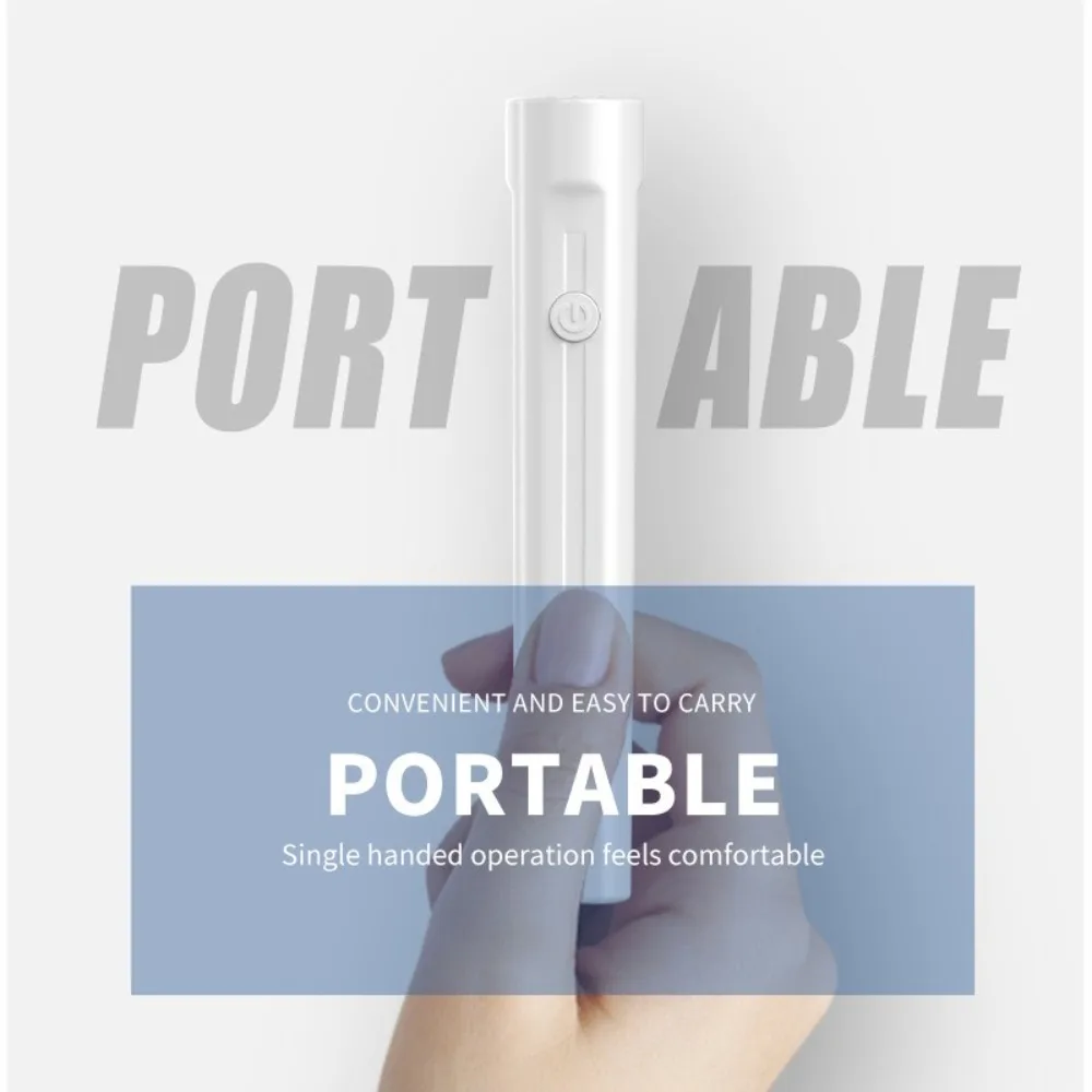 Novo secador de unhas portátil usb recarregável caneta-estilo luz uv portátil mini manicure gel polonês lâmpada de secagem para arte do prego