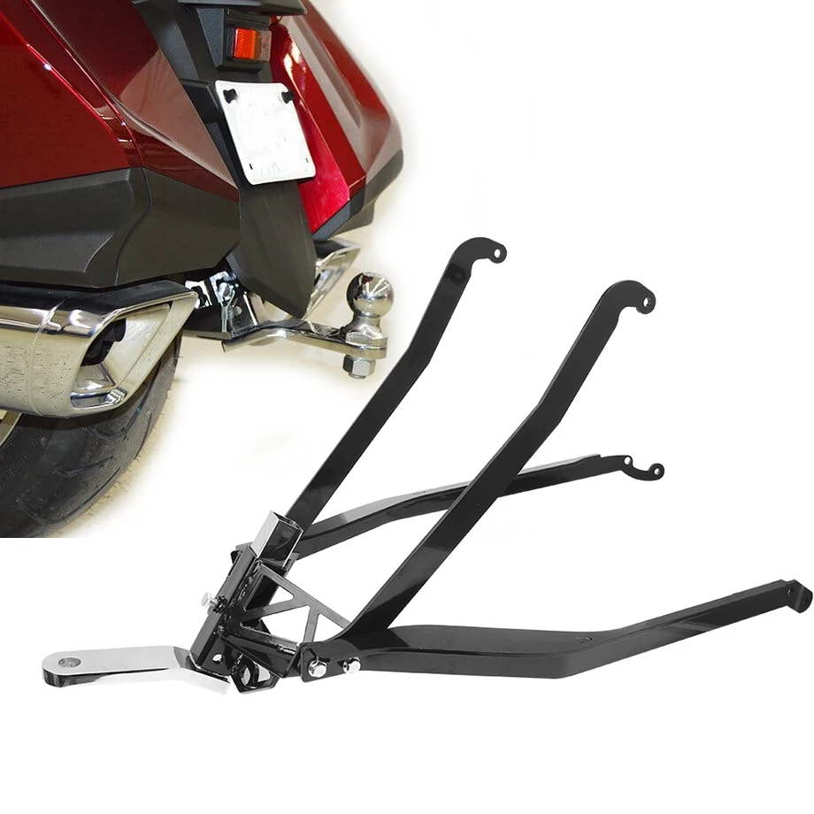 Attelage de remorque caché noir pour moto, pour Honda Gold Wing GL1800 2018 – 2021 2020 2019