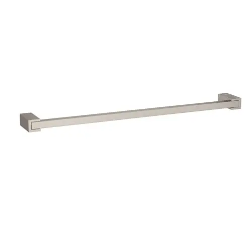 

Modern Brushed Nickel 24 Inch Single Towel Holder For Bathroom Use