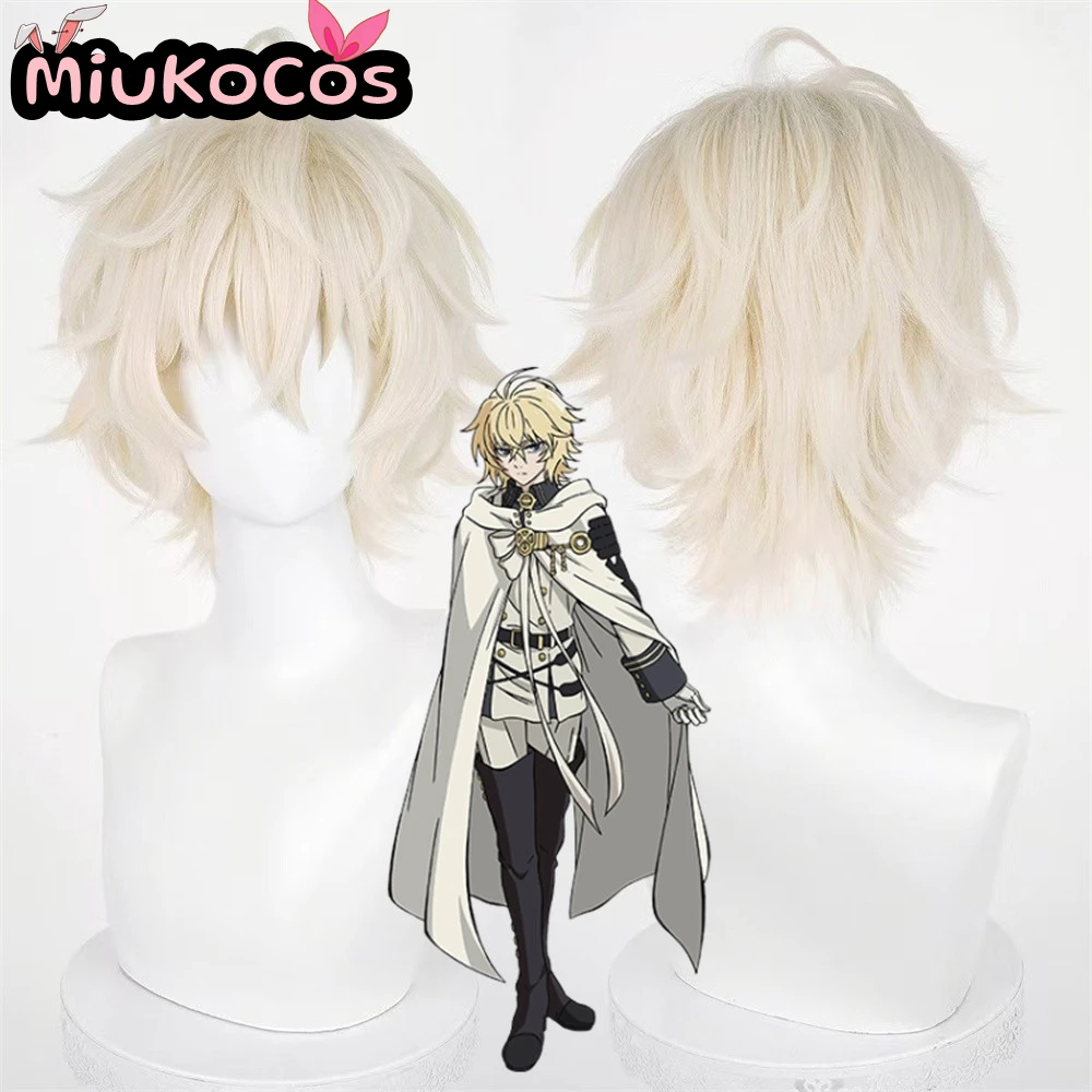 

IN STOCK Mikaela Hyakuya Cosplay Wig Short Hair MiukoCosplay Anime Seraph of the End Cosplay