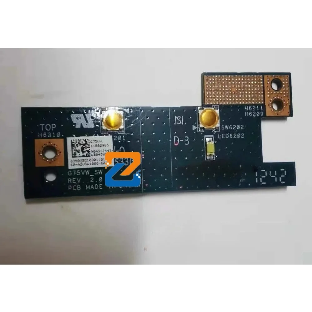 Laptop Switch board FOR ASUS ROG G75V G75VX G75VW SW board Power Button Board