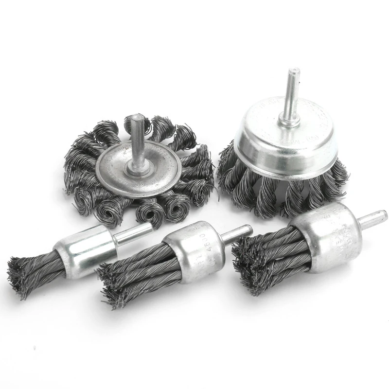 Twisted Wire Brush Twisted Wire Rod Flat Bowl Typ Draht Wheel Rod Twisted Wire Brush Twisted Wire Flat Bowl Typ Multi