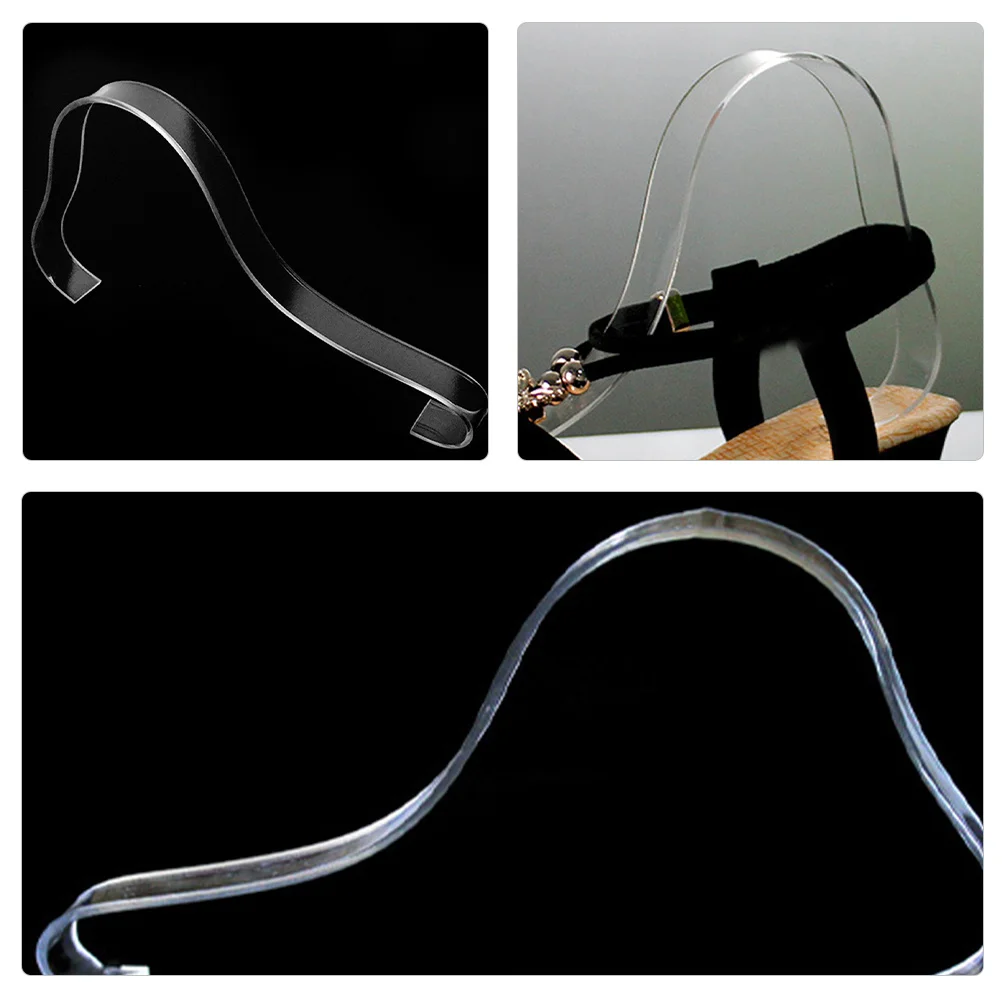 

24Pcs Acrylic Sandals Display Inserts High Heel Shoes Inner Supports Shoe Display Stand for Store Use Sandals Inner Support