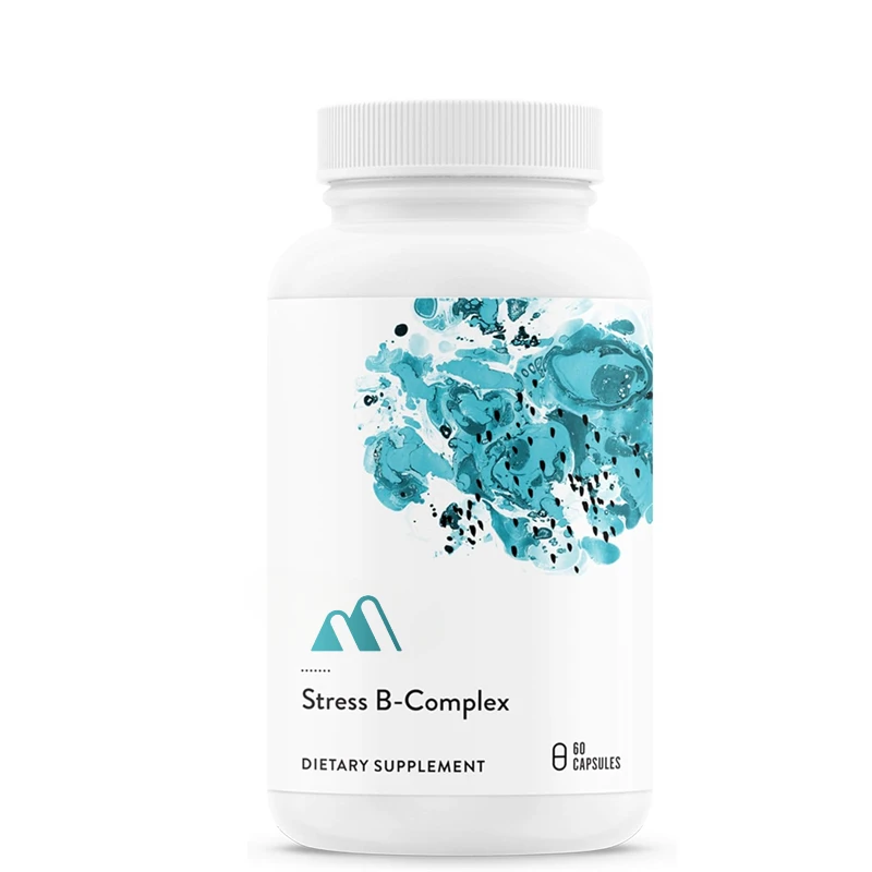 

Stress B-complex - Vitamins B2, B6, B12, And Folate - Used For Adrenal Support, Stress Management, And Immune Function
