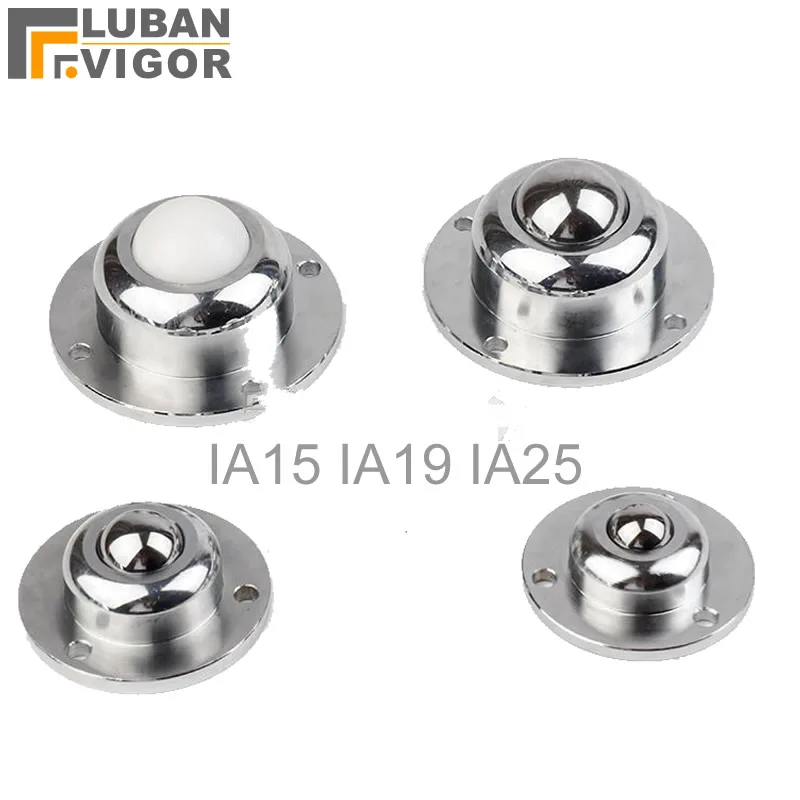 Heavy-duty IA-19-25-38 Precision universal Ball bearing casters/wheel,round flange,3 holes Transmission systefurniture wheel