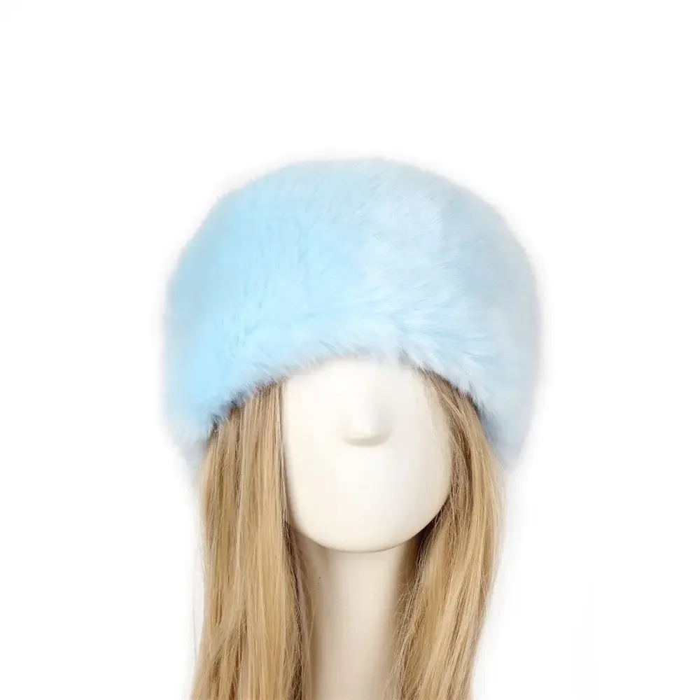 Ski Sneeuw Oorwarmer Nepbont Hoofdband Vrouwen Oorbeschermer Pluizige Russische Caps Outdoor Winter Hoeden