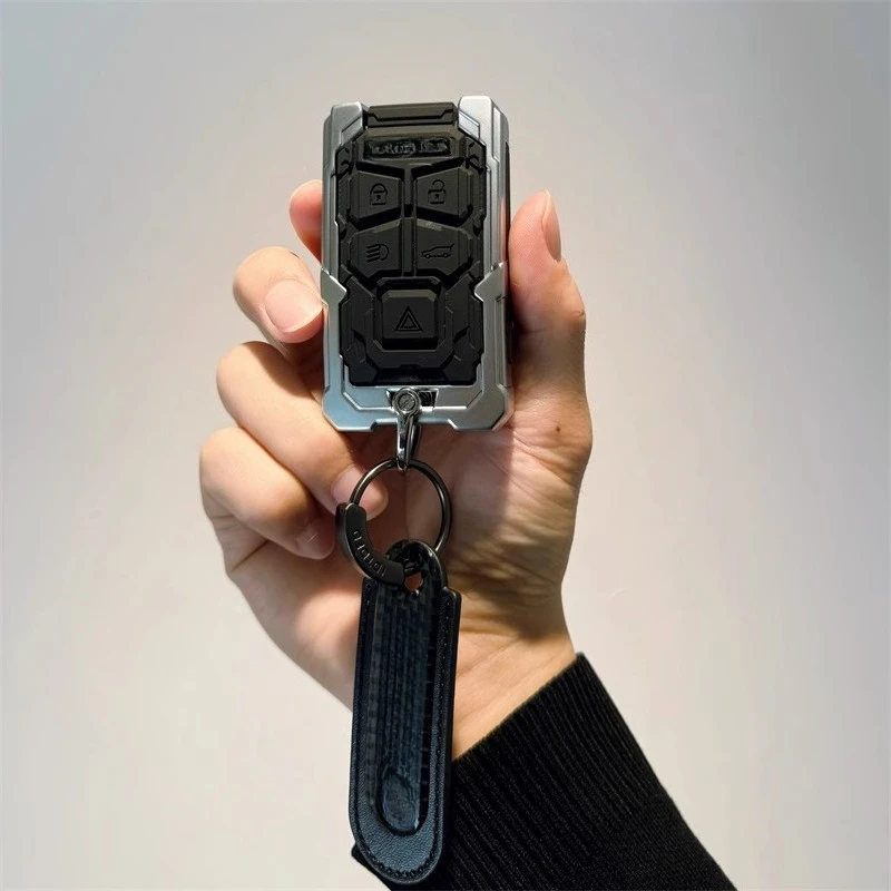Premium Zinc Alloy Key Fob Cover for 2025 Land Rover Models - Defender 110/Range Rover Sport/Velar/Evoque/Discovery 4/Sport view 3