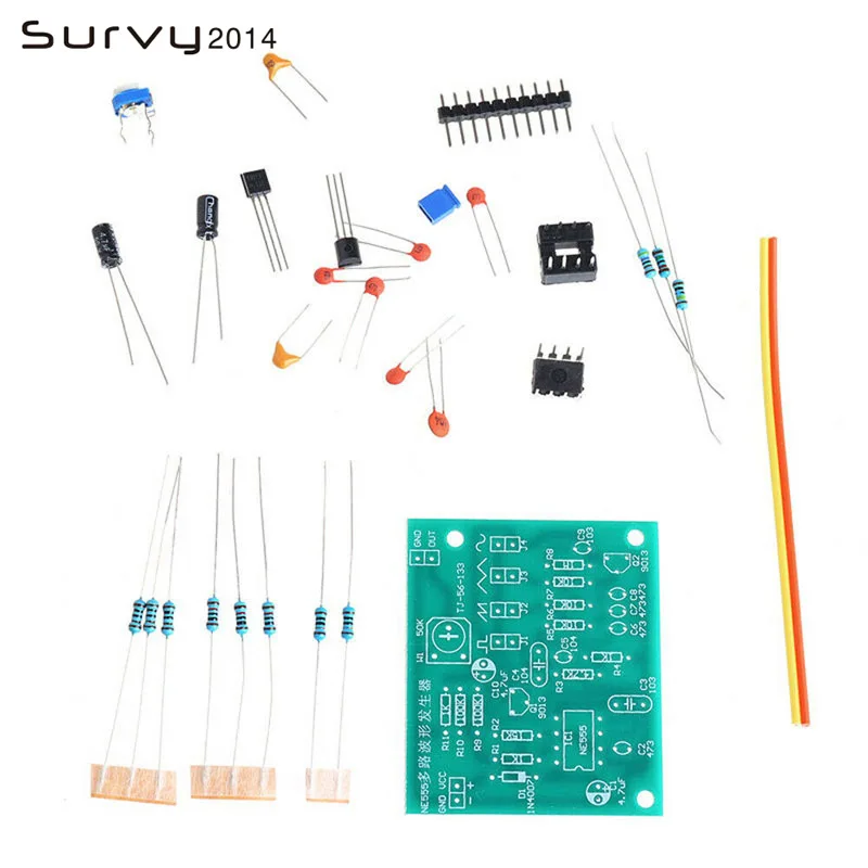 Triangolo sinusoidale onda quadrata NE555 modulo generatore di forme d\'onda multicanale elettronica fai da te