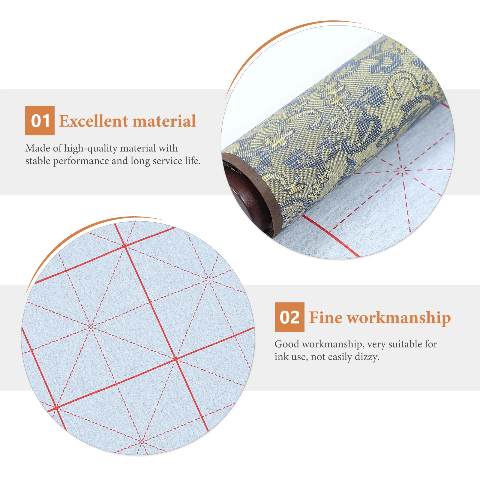 

1Pcs Chinese Water Writing Cloth Calligraphy Scroll Durable Ink Absorption Art Practice Drawing Writing Supply