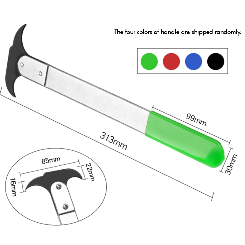 Oil Seal Disassembly Tool Dual Hook Tip Design Professional Seal Puller Tool Heavy Duty Easy Grip Handle Effortlessly Removes