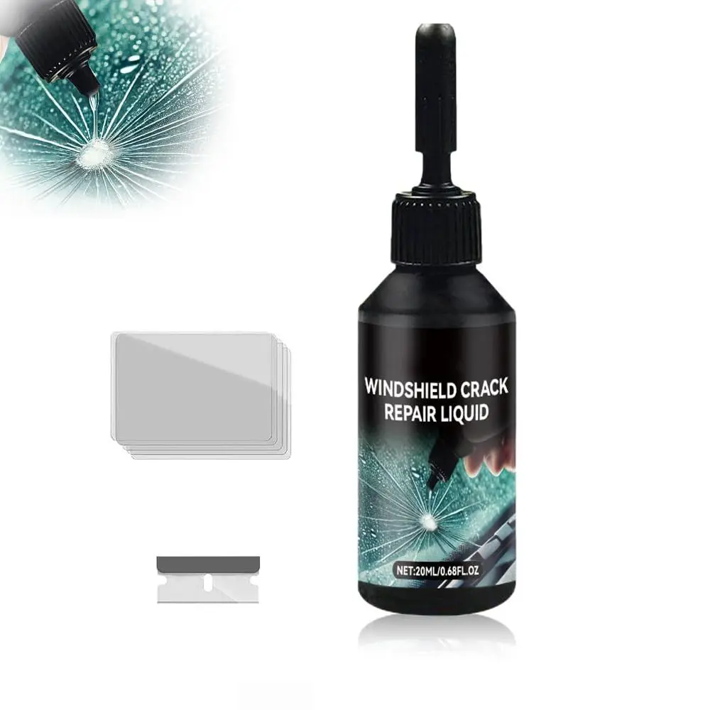 多用途のフロントガラス修理キット,耐久性のある自動車用フロントガラス修理ツール,液体