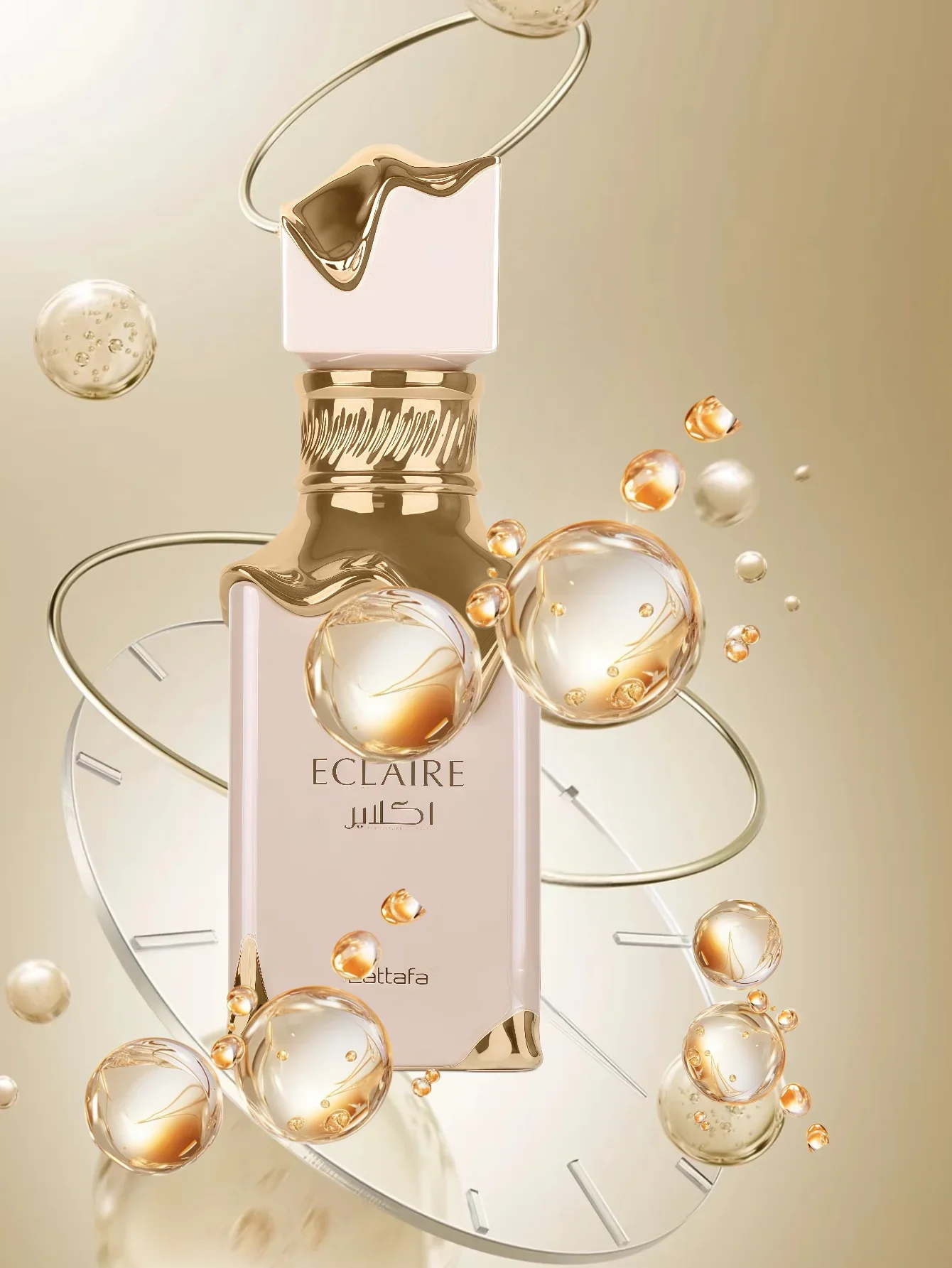 

Lattafa Eclaire EDP 3,4 унции/100 мл — сладкий ванильный янтарь, стойкий парфюм унисекс, подарок на Рождество, День Благодарения, Хэллоуин