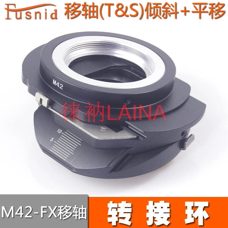 Tilt and Shift Function M42‑FX Adapter Ring for M42 Mount Lens to Fujifilm FX X-E1 X-E2 X-M1 X-AI AI X-RP01 series cameras