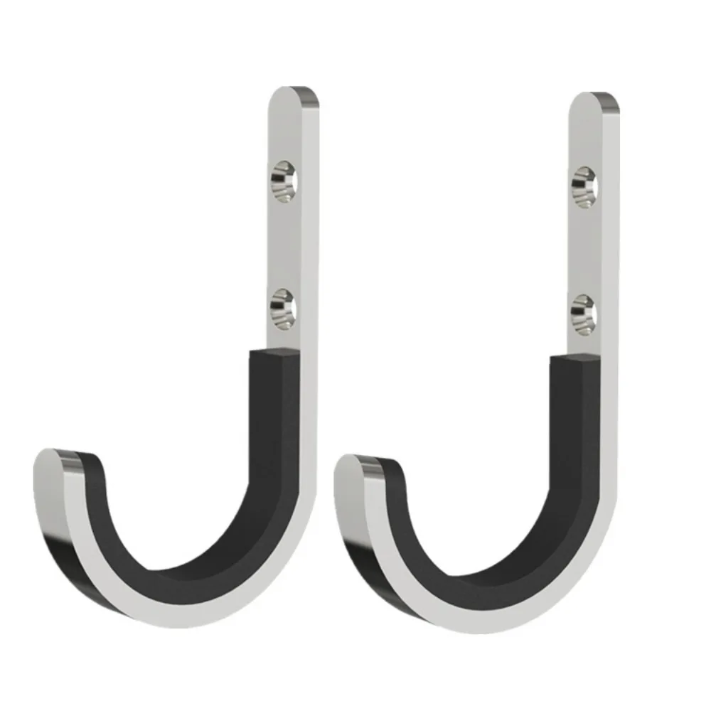 2PCS Scratch Resistant Stainless Steel Rack, Stainless Steel Gun Rack, Wall Mounted Storage Rack