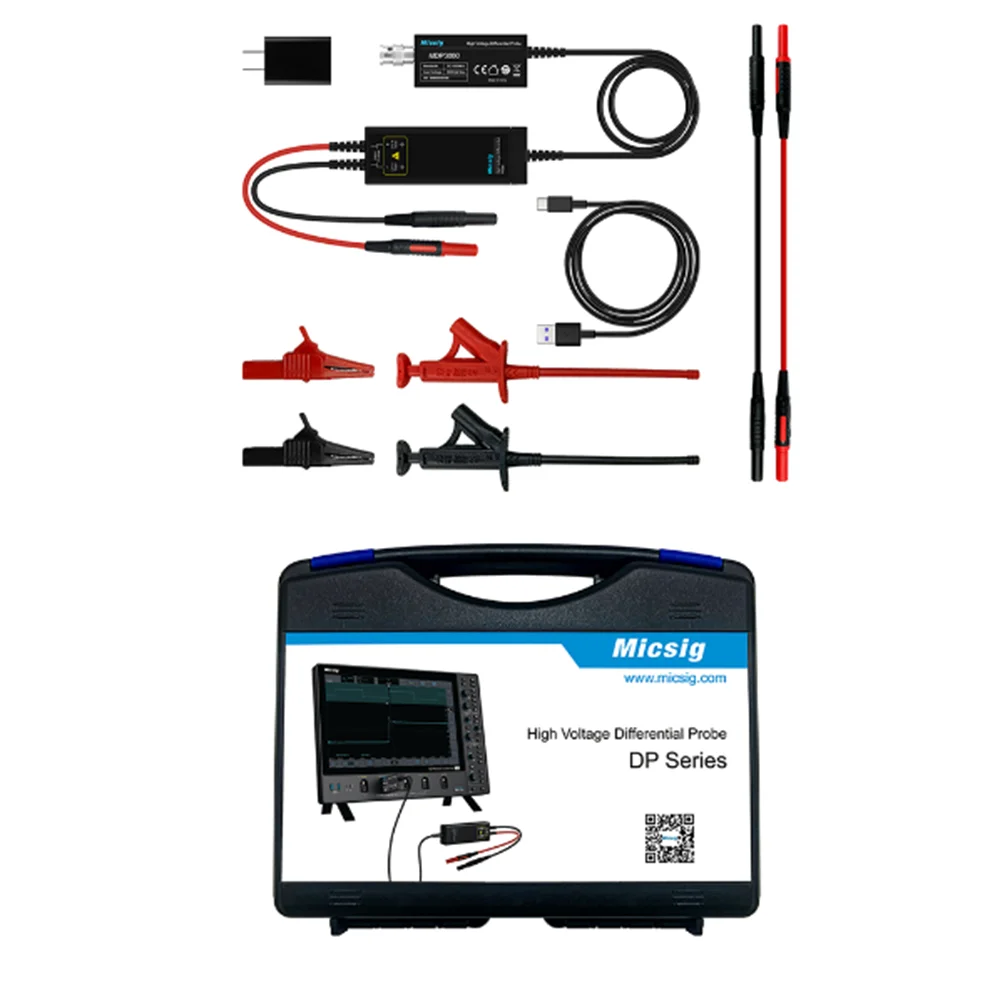 Micsig Alta Tensão Sonda Diferencial Dp701 Dp1501 Dp3001 Dp702 Dp1502 Dp3002 Dp10007 Dp10013 Dp7000