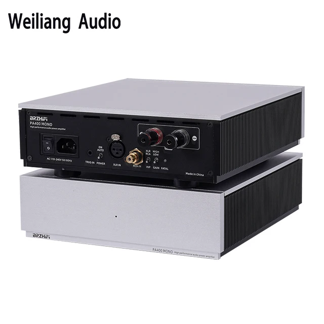 

Weiliang PA400 Mono Class D Power Amplifier Hi-Fi Flagship Edition 450W purifi HYPEX