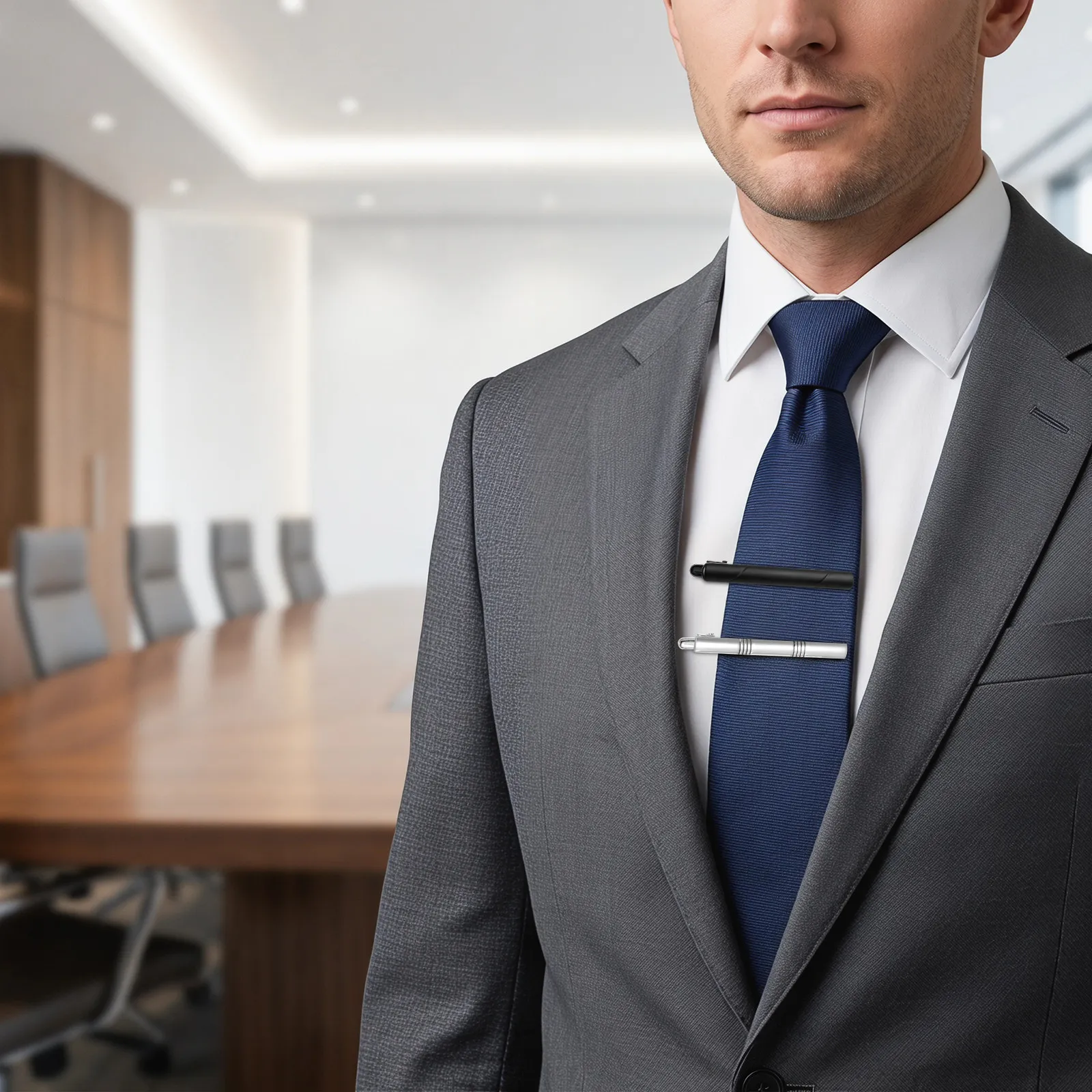 مجموعة من 10 مشابك ربطة عنق أن - مراجعة Tie Bar Set Gift وسعره