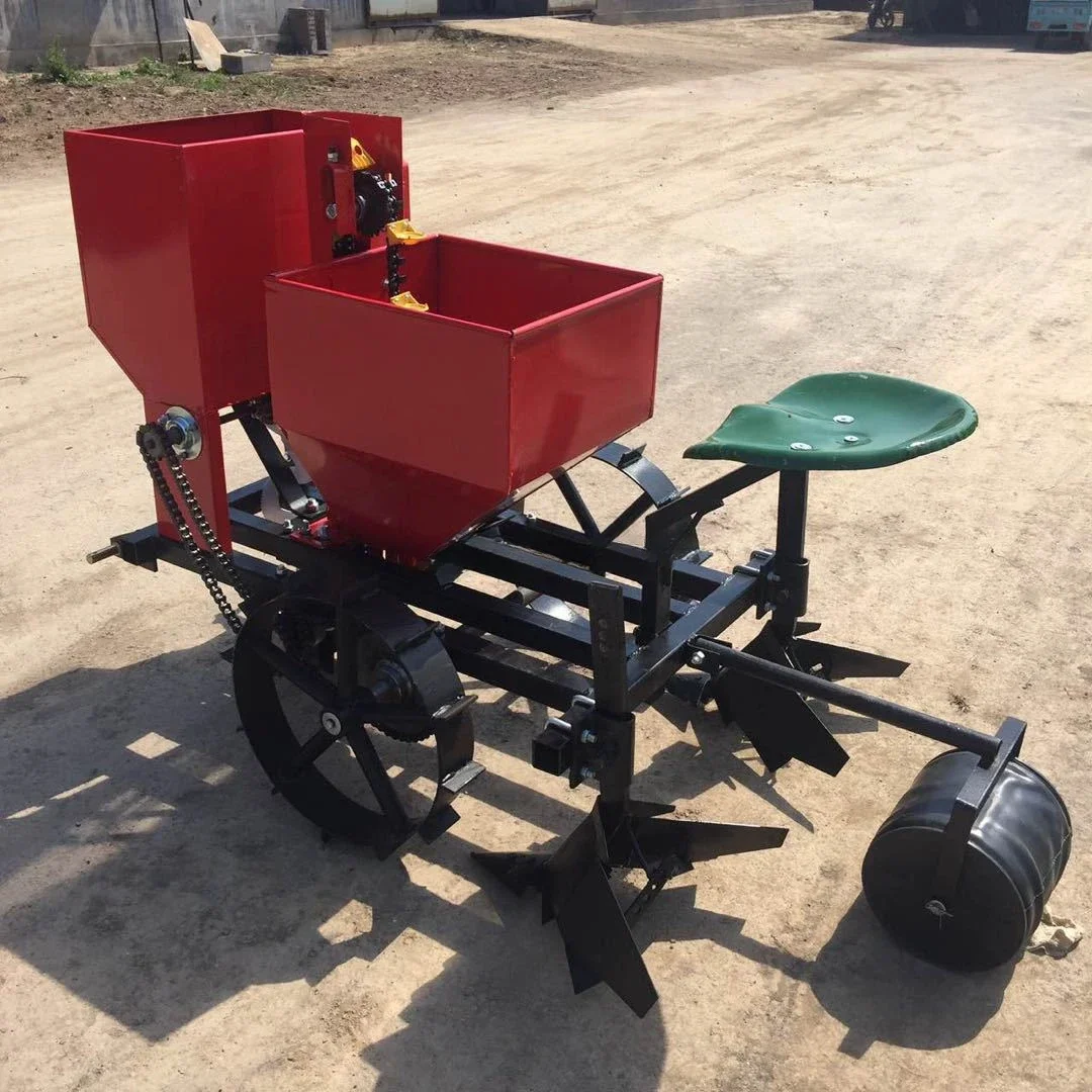 semi-automatic Potato Planter multifunction potato planting machine potato seeder matched farm tractor