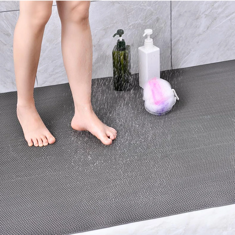 Bathroom Anti Skid Mat New Honeycomb Thickened Hollow Waterproof Mat Kitchen Bathroom Mat Bathroom Accessories Set