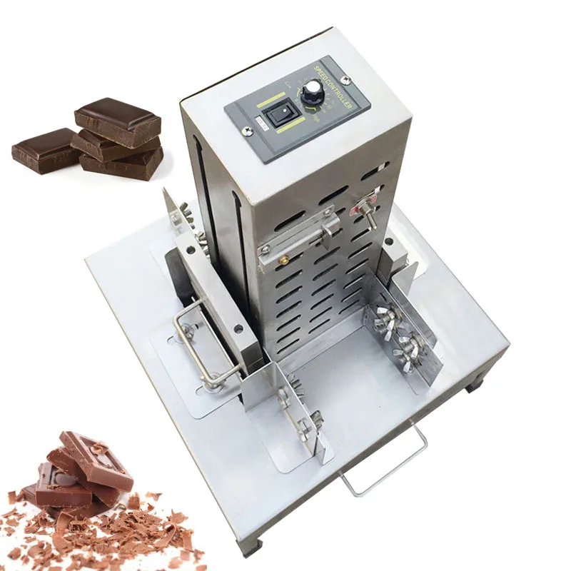 Automatic Chocolate Shaver Baking Chip-Crumbling Scraper Flake-Spreading Machine Food-Grade Highly Efficient