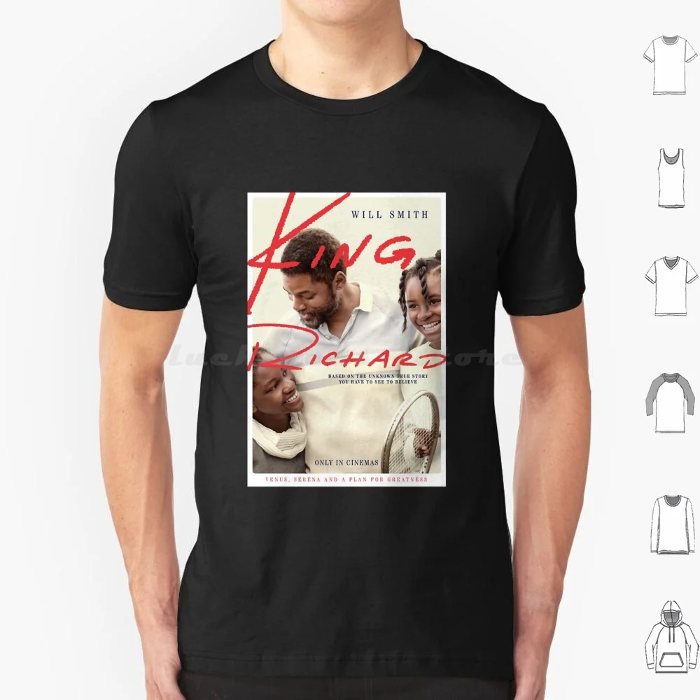 Vintage Retro For Mens Womens King Richard Movie 1 Gift For Fan T Shirt Big Size 100% Cotton Vintage Retro For Mens Womens King