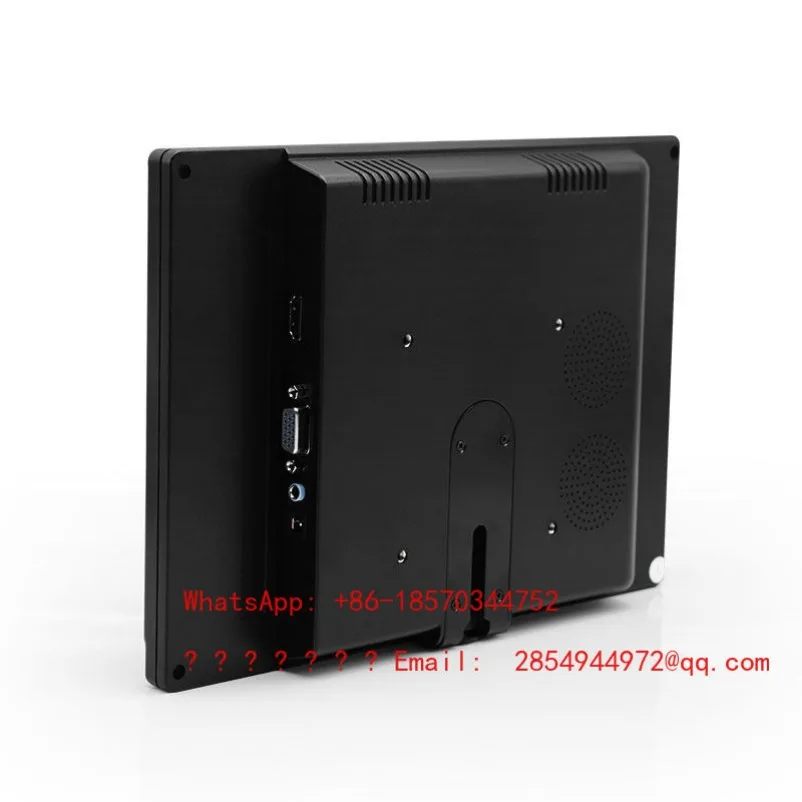 10/10.1 Inch Buckle Embedded High Definition Microscope LCD Industrial Display Wall Mounted Non Touch Screen