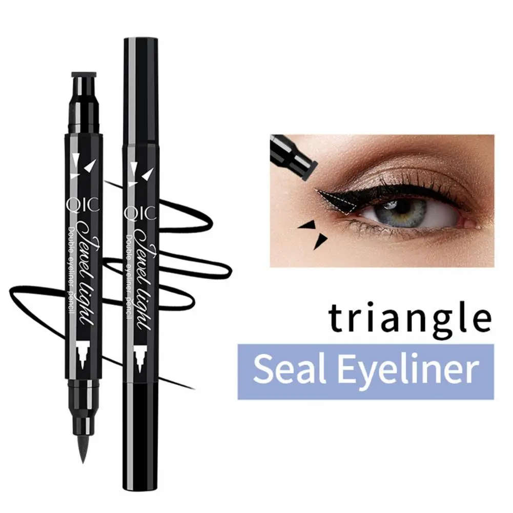 Star Stamp Eyeliner Liquid Eyeliner Charming Star Heart Flower Stamp Double-headed Eyeliner Stencils for Women's Long-lasting