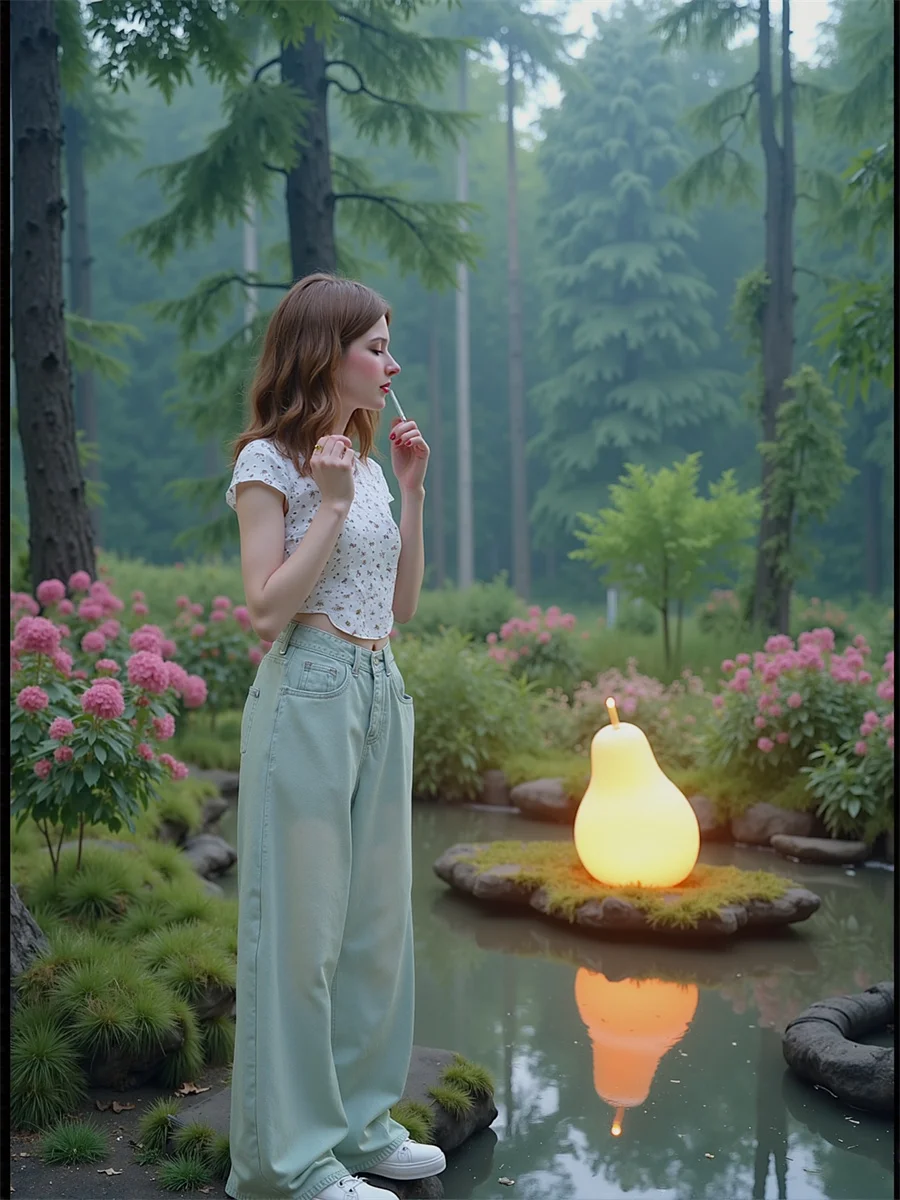 

Floor Wide Leg Distressed Jeans Womens Artistic Bead Pearl Applique Flower Print Beaded Aesthetic Floral Minimalist Elegant