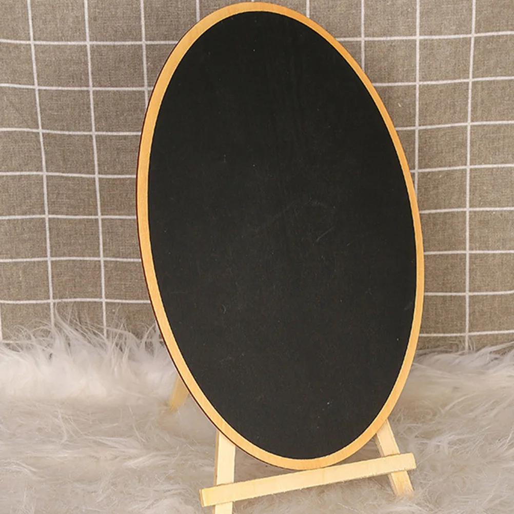 

2pcs Wooden Handicraft Small Blackboard Creative Desktop Message Display Board For Coffee Shop Kids Crafts Standing
