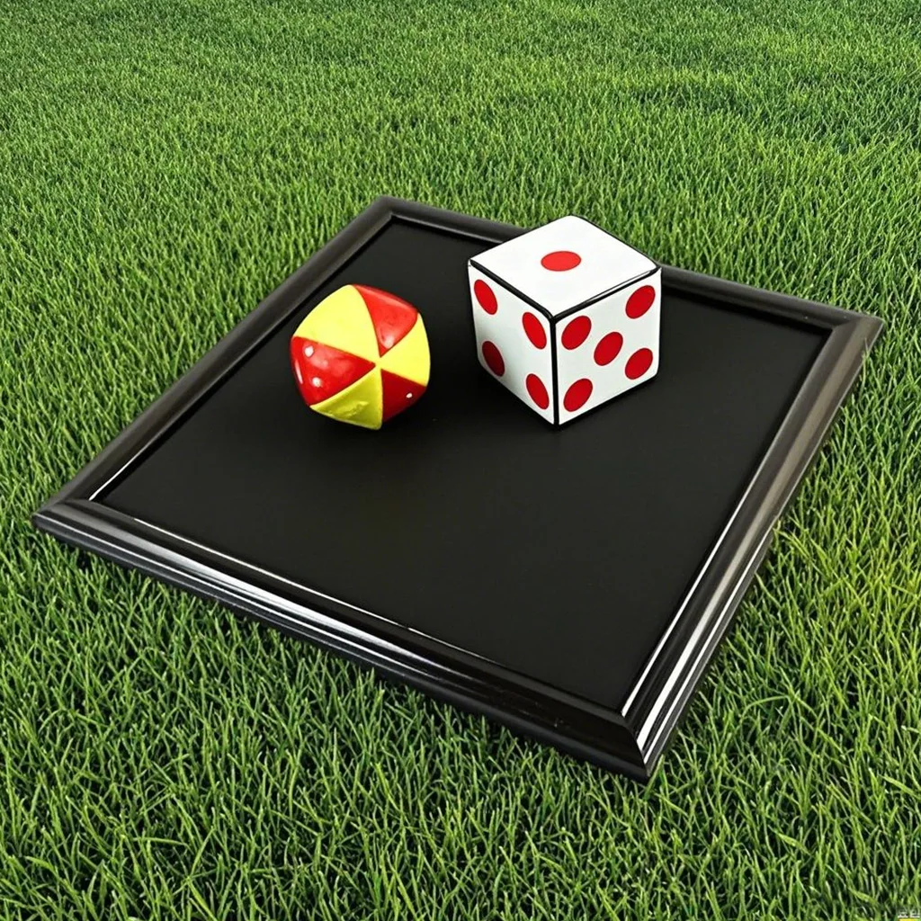 Dice to Ball Tray Die Changes Transforms to Ball Magic Tricks Magician Street Stage Disappearing Mentalism Gimmick Props