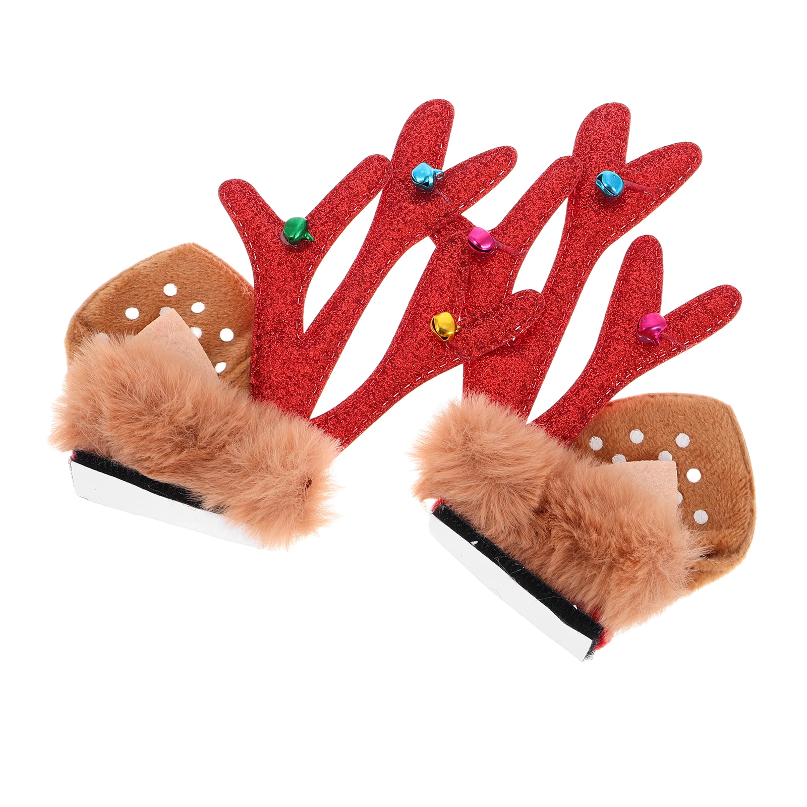 

1 пара рогов, украшение для мотоцикла, украшения для мотоцикла, велосипеда, рождественский декор, прочные аксессуары, снаряжение для езды