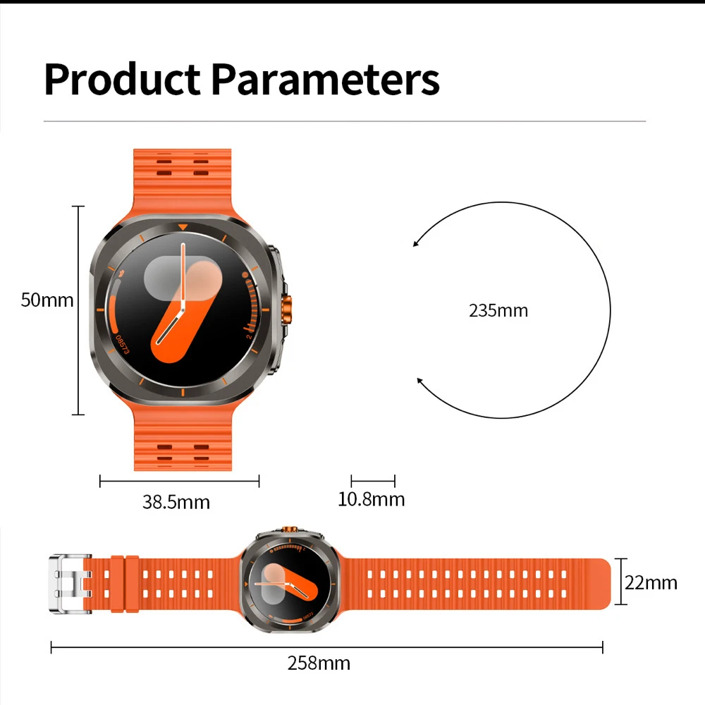 جديد في الهواء الطلق الساعات الذكية الرجال لفتة التحكم بلوتوث دعوة Smartwatch SOS النساء الرياضة اللياقة البدنية البوصلة معدل ضربات القلب مقاوم للماء