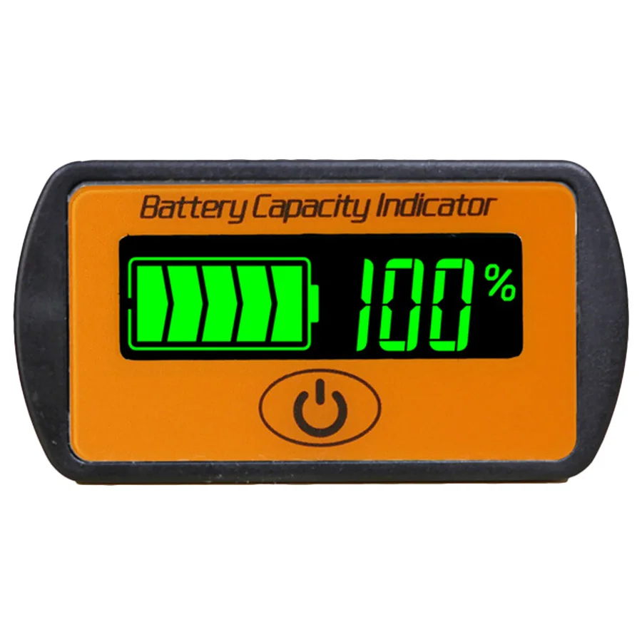 

10pcs 12V/24V Battery Capacity Indicator Tester Touch-Type Adjustable LCD Car Lead-Acid Lithium Battery Voltmeter Voltage Tester